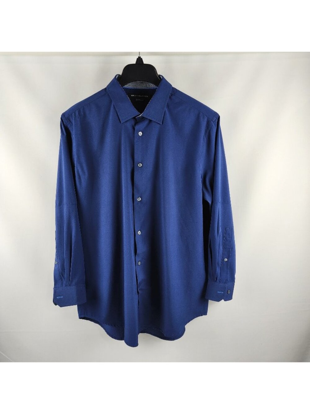 SOLD OUT Report Collection Shirt Mens Large Blue 360 Movement X4 Stretch L/S